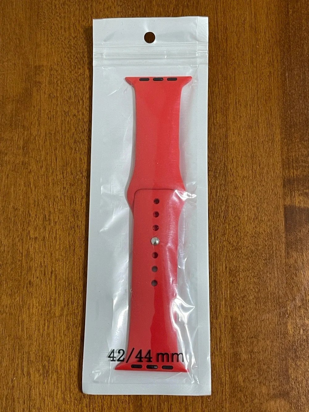Classic Red Silicone Replacement Watch Band Strap 42/44 mm for Apple Watch NEW